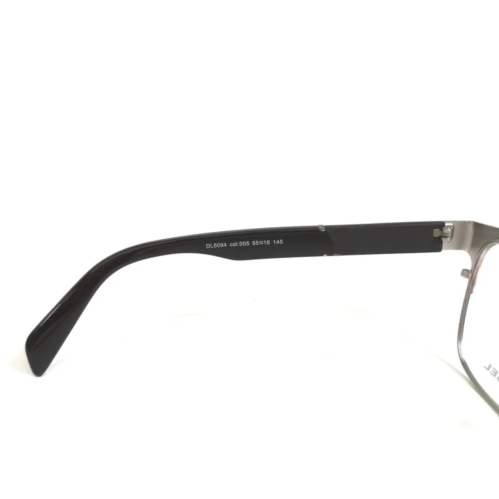 Diesel Eyeglasses Frames DL5094 col.005 Brown Marble Silver Square 55-16-145